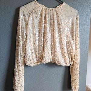 NWOT H&M Sequin Top